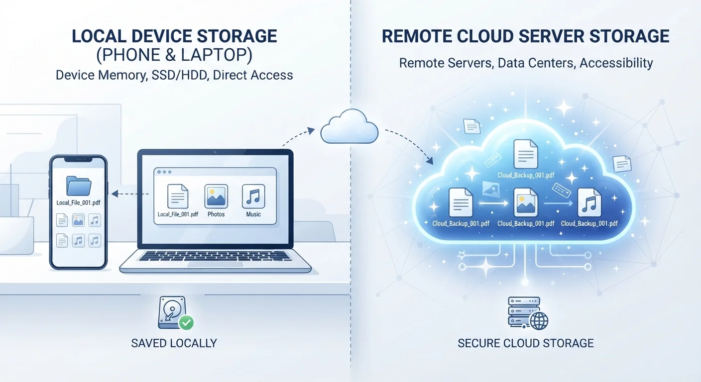 Cloud Storage vs. Local Storage: Where Your Files Actually Live