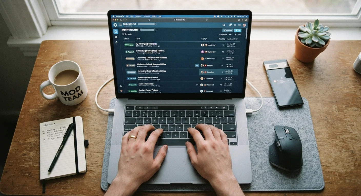 How Moderators Keep Online Spaces from Falling Apart