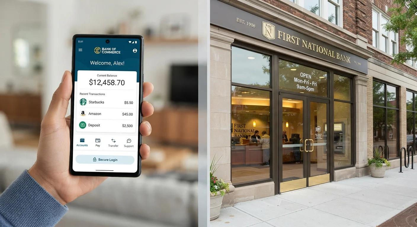 Online Banks vs. Brick-and-Mortar Banks: What Changes and What Doesn't