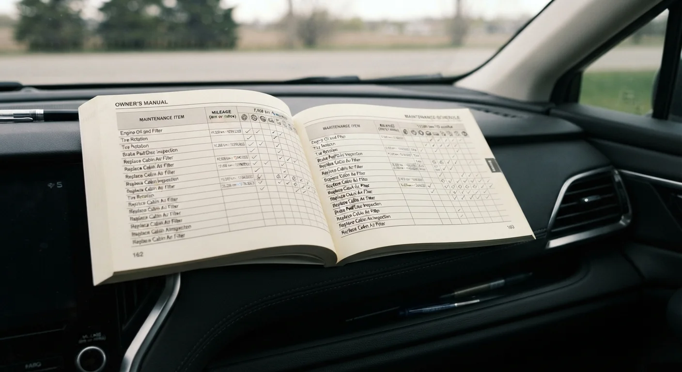Reading Your Owner's Manual: The Maintenance Schedule That Already Exists for Your Car