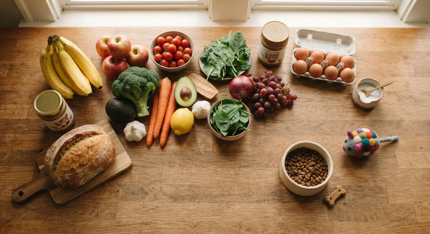 Safe and Unsafe Foods for Common Household Pets