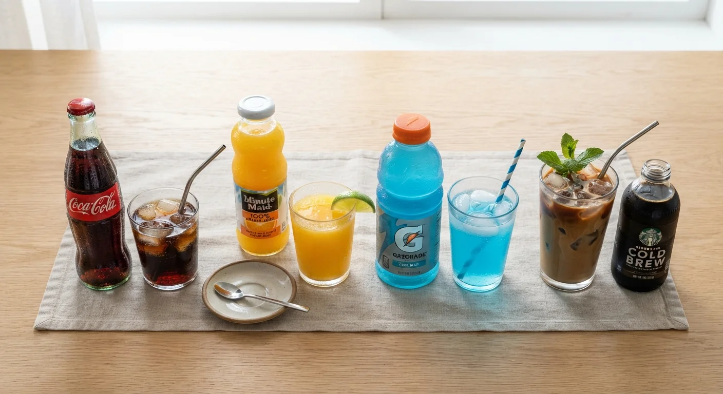 The Sugar in Your Drink: How Common Beverages Compare