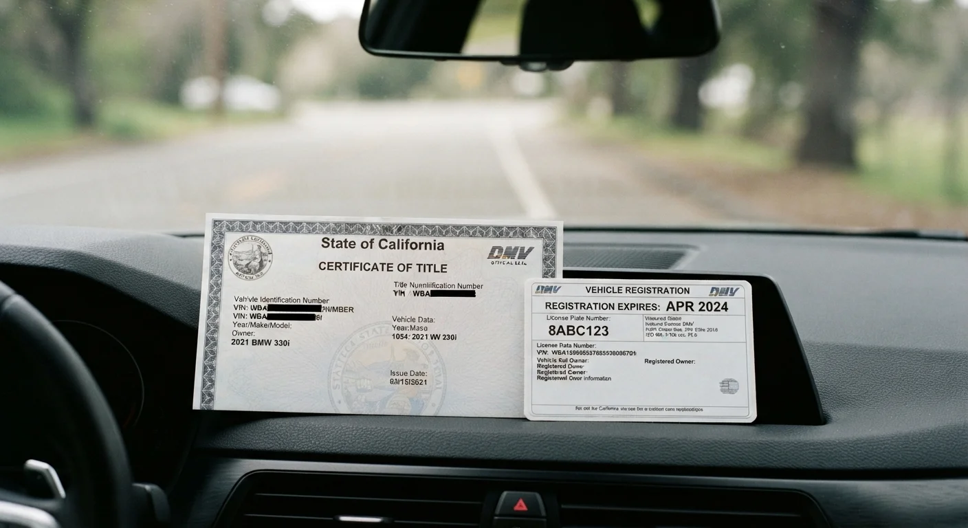Vehicle Registration and Title: What Each Document Is For