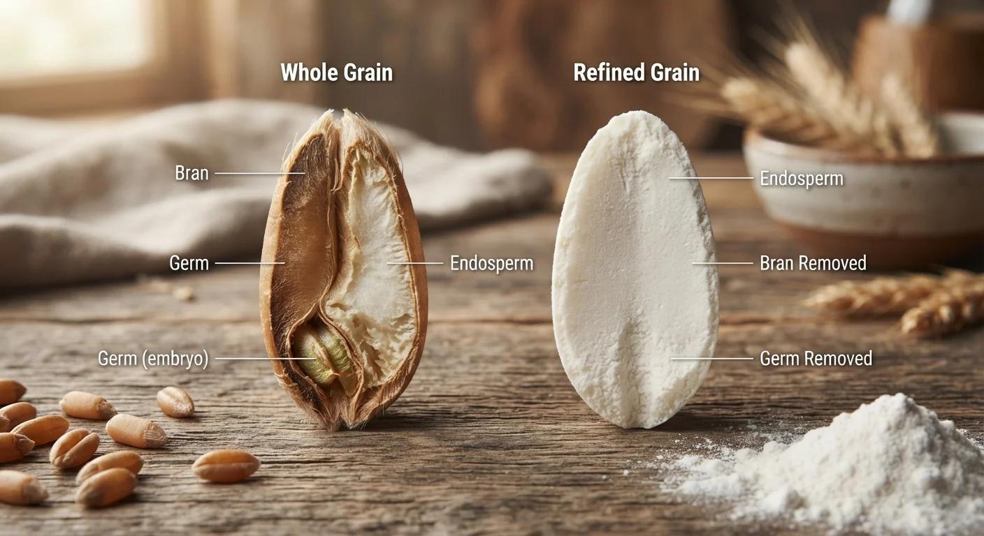 Whole Grains vs. Refined Grains: What Changes When Wheat Gets Processed