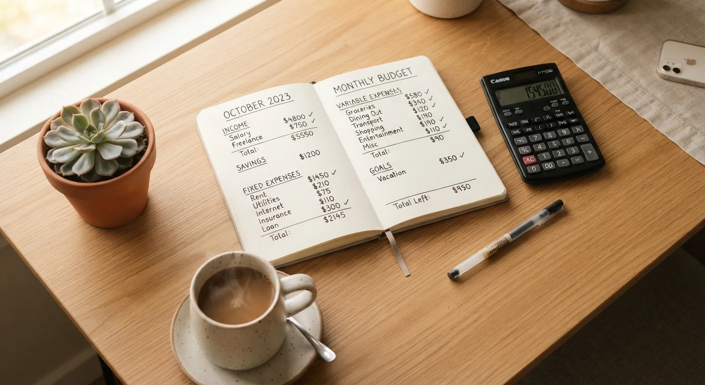 Your First Monthly Budget: A Step-by-Step Walkthrough